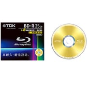 BD-R 1層25GB 6倍速 ゴールドカラーディスク 1枚 BRD25C1S