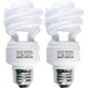電球形蛍光灯 スパイラルピカファン E26口金 3波長形電球色 D15形（12W） 2個入 EFD15EL12HS2P