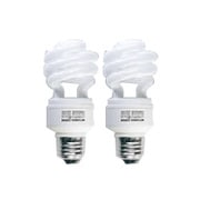 電球形蛍光灯 スパイラルピカファン E26口金 3波長形電球色 D15形(12W) 2個入 EFD15EL12HS2P