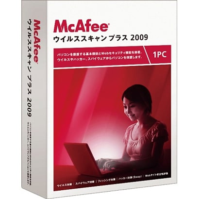 マカフィー・マカフィー・ウイルススキャンプラス 2009 1ユーザー版 [Windowsソフト]