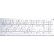 USB・PS/2接続 カナ有り日本語109キーボード タテ置きスタンド付き ホワイト OWL-KB109STD(W)/J