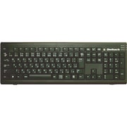 USB・PS/2接続 カナ有り日本語109キーボード タテ置きスタンド付き ブラック OWL-KB109STD(B)/J