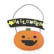 パンプキンハンガー ブラックプレート ハロウィングッズ ハロウィン