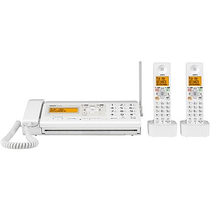 普通紙FAX（子機2台） グレイスホワイト SFX-DW200-W