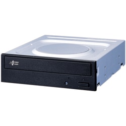 SATA接続 内蔵型 DVD-RAM/±R(1層/2層)/±RW対応 DVDドライブ ブラック DVSM-U22FBS-BK
