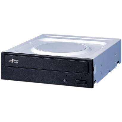 SATA接続 内蔵型 DVD-RAM/±R(1層/2層)/±RW対応 DVDドライブ ブラック DVSM-U22FBS-BK