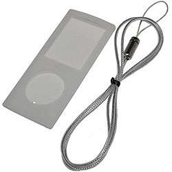 4th iPod nano用シリコンケース ホワイト BI-4NSI/WH