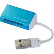 SD専用カードリーダー/ライター ブルー CRW-SD38BL