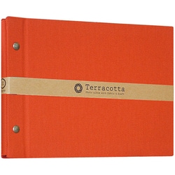 Terracotta（テラコッタ）シリーズ 外ビス式フリーアルバム A5サイズ レッド TER-A5F-120-R