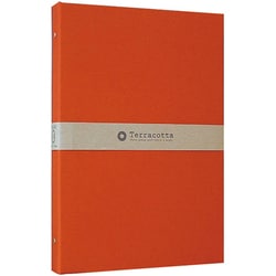 Terracotta（テラコッタ）シリーズ バインダー式ポケットアルバム L判3段 レッド TER-L3Y-140-R