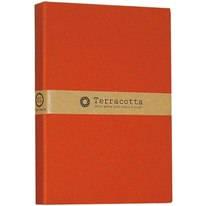 Terracotta（テラコッタ）シリーズ 溶着式ポケットアルバム KG判タテ レッド TER-KGP-75-R