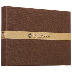 Terracotta（テラコッタ）シリーズ 溶着式ポケットアルバム 2L判ヨコ ブラウン TER-2LP-85-BR