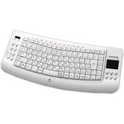 USB接続 ワイヤレスキーボード 日本語91キー タッチパッド搭載 パールホワイト KWKB-1000-W