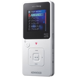 デジタルメモリーオーディオプレーヤー 4GB Media Keg ホワイト MG-E504-W