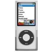 第4世代 iPod nano用 ポリカーボネートケース GRF-WAVE-NANO4G-BLK