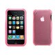 iPod touch用 ポリカーボネートケース ピンク GRF-WAVE-T2G-PNK