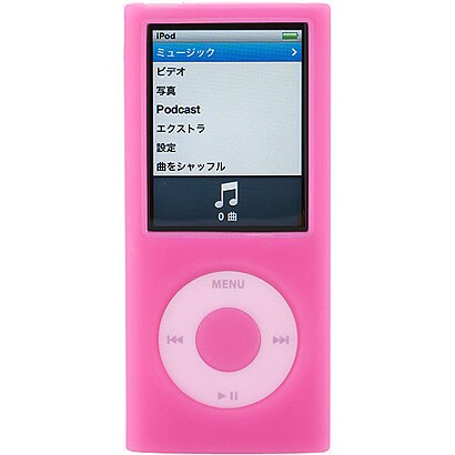 Silicone Case for iPod nano 4th ピンク TR-SCNN4-PK