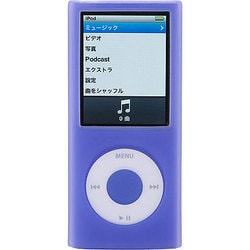 Silicone Case for iPod nano 4th パープル TR-SCNN4-PP