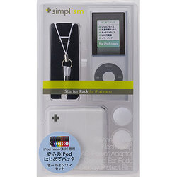 4th iPod nano専用スターターパック クリア TR-SPNN4-CL