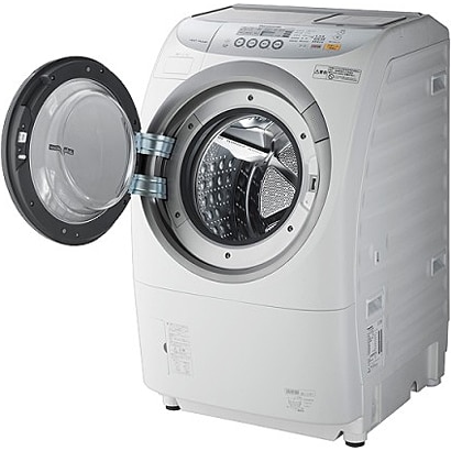 ななめ型ドラム式洗濯乾燥機（9.0kg） 左開き・クリスタルホワイト NA-VR3500L-W