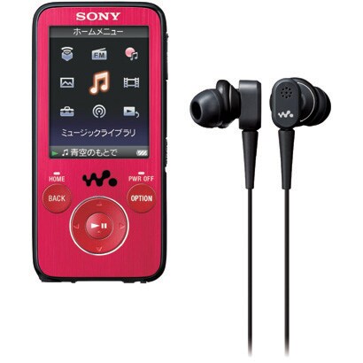 メモリーオーディオ 8GB ウォークマン Sシリーズ レッド ウォークマン NW-S738F R