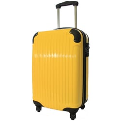 TSAロック搭載 ファスナーキャリーケース(30L) クリアイエロー FWH-46FSYW