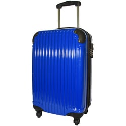 TSAロック搭載 ファスナーキャリーケース(60L) クリアブルー FWH-61FSBL
