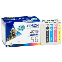 ヨドバシ.com - エプソン EPSON IC4CL56 [インクカートリッジ 4色