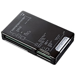47メディア・UDMA対応 USB2.0 マルチカードリーダライタ ブラック ADR-MLT111BK