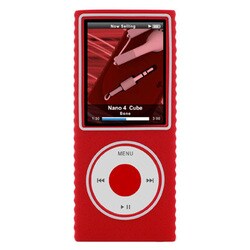 第4世代 iPod nano用 シリコンケース レッド NANO4 WRAP NA408021-R