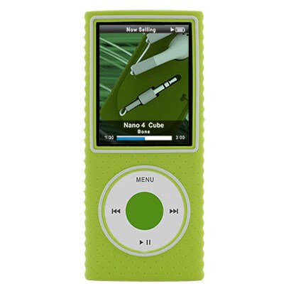 第4世代 iPod nano用 シリコンケース グリーン NANO4 WRAP NA408021-G