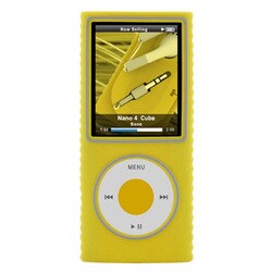 第4世代 iPod nano用 シリコンケース イエロー NANO4 WRAP NA408021-Y