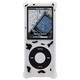 第4世代 iPod nano用 シリコンケース ホワイトブラック NANO4 BUBBLE NA408031-WBK