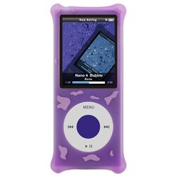 第4世代 iPod nano用 シリコンケース パープル NANO4 BUBBLE NA408031-PU