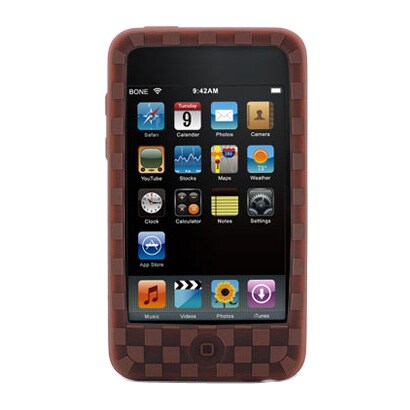 iPod touch用 シリコンケース ブラウン TOUCH2 CUBE TO208021-BR