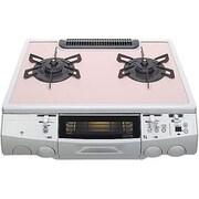 ガステーブル（プロパンガス用左強火タイプ） ピンク LW-2245TSZWHL-LP