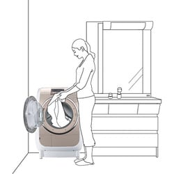 ヨドバシ.com - 日立 HITACHI ななめ型ドラム式洗濯乾燥機（9kg） 左開き・ライトベージュ 風アイロン・センサービッグドラム洗浄 BD-V3300L-C  通販【全品無料配達】
