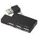 USB2.0ハブ バスパワー専用 4ポート ブラック UH-2234BK