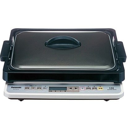 IH調理器 ホワイト なべ＆平面プレート付き KZ-PD1P-W