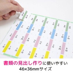 ヨドバシ.com - エーワン A-one インデックスラベル A4判 46