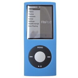 第4世代 iPod nano用 シリコンカバー ブルー IPN4G-02BL