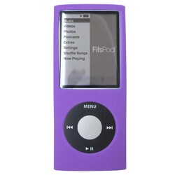 第4世代 iPod nano用 シリコンカバー パープル IPN4G-02PU