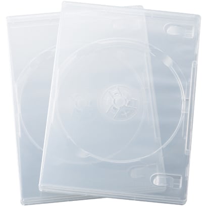 DVDトールケース 1枚収納タイプ 3セット ホワイト BC01T103WH