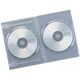 DVDトールケース 2枚収納タイプ 3枚セット ホワイト BC01T203WH