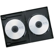 DVDトールケース 2枚収納タイプ 30枚セット ブラック BC01T230BK