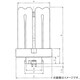 コンパクト形蛍光ランプ ユーラインフラットT GX10q-3口金 3波長形昼光色 18形 FML18EX-D-U