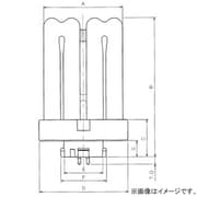 コンパクト形蛍光ランプ ユーラインフラットT GX10q-3口金 3波長形昼光色 18形 FML18EX-D-U