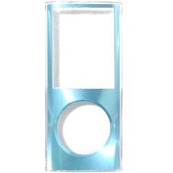 第4世代 iPod nano用 クリスタルアルミケース ブルー BI-4NALMI/B