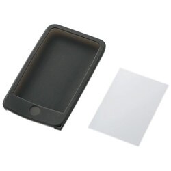 iPod touch用シリコンケース&液晶保護フィルム クリアブラック AVD-SCA2TCBK