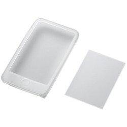 iPod touch用シリコンケース&液晶保護フィルム クリア AVD-SCA2TCR